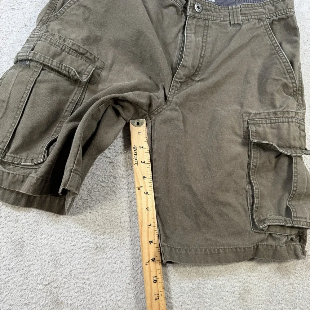 Nike ACG Shorts Mens 30 Green Cargo Cotton Hiking Trail Gorpcore Outdoor 9